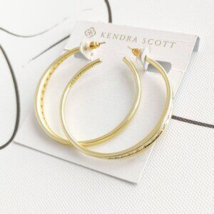 ✨Kendra Scott✨ Selena Gold Hoop Earrings